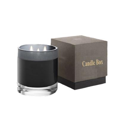 China OEM Recyclable Factory Wholesale Customizable Luxury 2 Pieces Candle Packaging Box , Cube Candle Packaging for sale