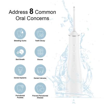 China Rechargeable Car Tongue Liner Periodontal Braces Cleaner Portable Dental Water Flosser Irrigation Water Pump for sale