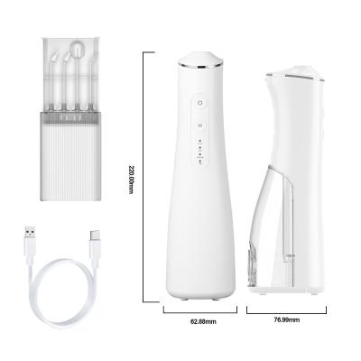 China Type-C Dental Oral Irrigator Morocco Wireless Car Handheld Water Flosser Rechargeable Port Handheld Tooth Flushing Device for sale