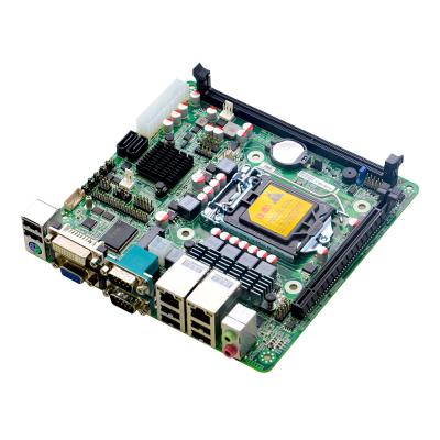 China Support i3 i5 i7 Mini PC H61 Intel LGA1155 Mini Fanless ITX Motherboard for sale