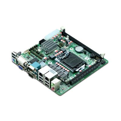 China Cheap China Intel x86 mini-itx H61 1155 i3 i5 i7 CPU NIC LAN desktop motherboard with 2 Ethernet ports for sale