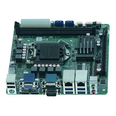 China Mini ITX ITX-P110 6th GEN LGA1151 Socket CPU H110 Industrial Desktop Motherboard Chipset With PCIE X16 for sale