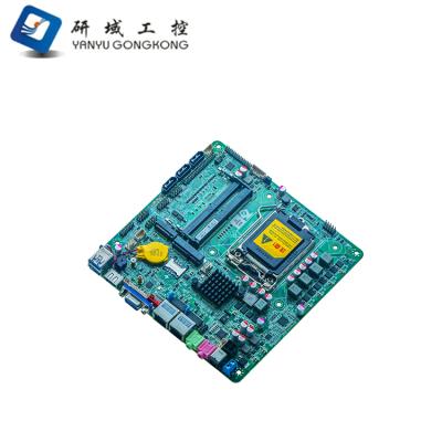 China I3 I5 I7 mini itx dual 8th NIC industrial mainboard 2*DDR4 industrial mini motherboard desktop motherboard for sale