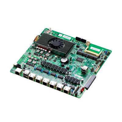 China New Product 1U PC Server Pfsense Appliances 1037U Firewall Motherboard 6 LAN Router Soft Fierwall Mini LAN Router Mainboard With COM 2 for sale