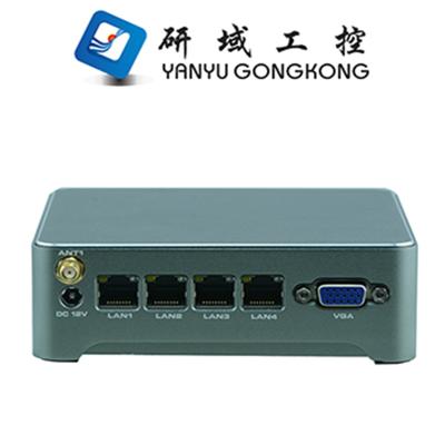 China R19CA China VOIP Mini PC Server 4 LAN J1900 Pfsense Fanless Mini Network Server Linux No Monitor for sale