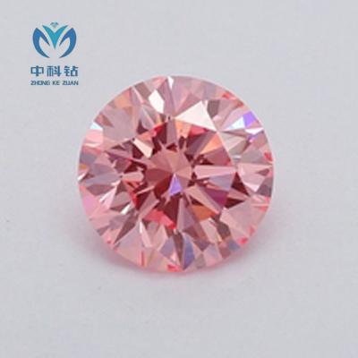 China Sparking Best quality 0.75ct IF IGI certificate pink lab grown diamond for sale