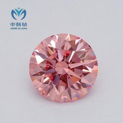 China Sparking 1.1ct VS1 lab diamonds rough diamond pink real diamond for sale