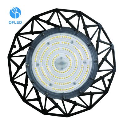 China Warehouse 160LM/W 100W 150W 200W high bay ip65 UFO light CB SAA CE certificate highbay 5 years warranty for sale