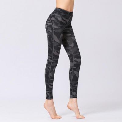 China Custom Fabric Printed Yoga Leggings for sale