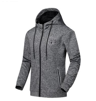 China Richee Long Sleeve Mens Athletic Zip Up Jacket 230g Mens Sports Hoodie for sale