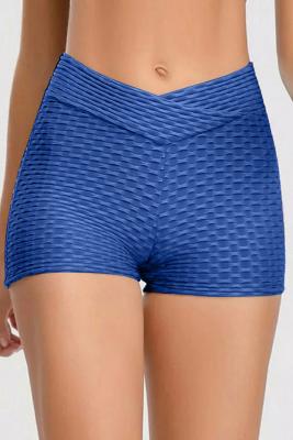 China durable Sexy Jacquard Women'S Running Shorts Cross Waist Shorts for sale