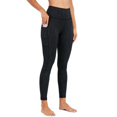 China customizable Jacquard Fabric Womens Fitness Pants Slimming Gym Leggings for sale