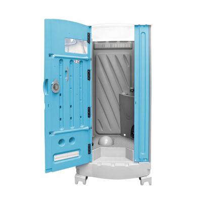 China Factory PE plastic products making shuttle style rotomolding machine for portable mobile toilet for sale