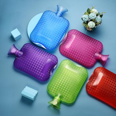 China cheap price 800ml pvc portable hot water bottle 1L hand hot bag for sale