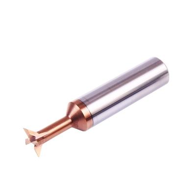 China Metal Work Tool Non-Standard Solid Carbide End Mill Dovetail Flute Milling Cutter For Steel for sale