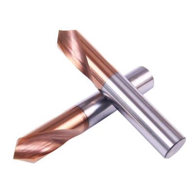 China Metal Work Tool Carbide Spot Drill Solid Carbide Spot Drill Bit with Tisin Coating for Steel for sale