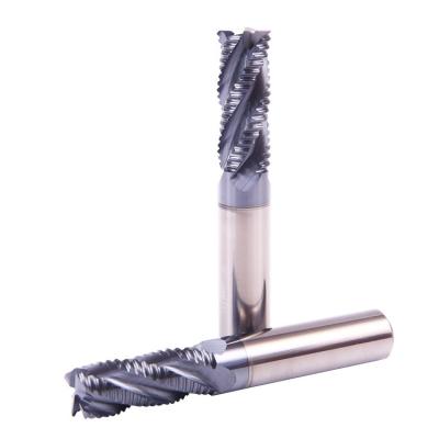 China Metal Work Tool Roughing End Mill For Steel Carbide Roughing End Mill 4 Flute For Steel for sale