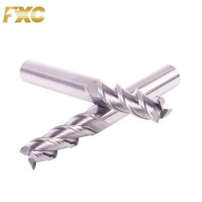 China Cheap solid carbide cutting tools factory price roughing end mill metal work tool milling 3 flute for sale