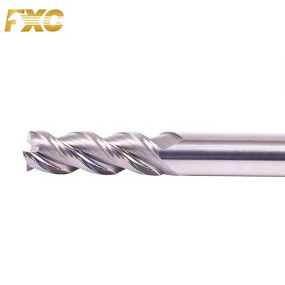 China Metal Work Tool ODM High Quality Cheap Roughing Carbide 3 Flute CNC End Mill Solid Woodworking Tools for sale