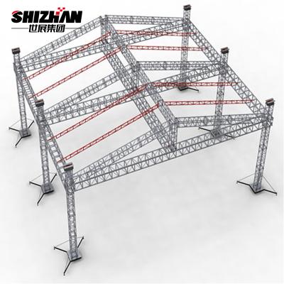 China Concert Roof Truss Display Lighting Truss Elevator Tower For Concert for sale