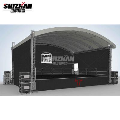 China Lighting Light Truss Aluminum Arch Exhibition Truss Display Design for sale