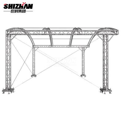 China Lightweight Roof Arch Truss Display Stand System Outdoor Truss For Led Display for sale