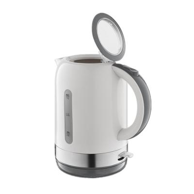 China 360 Degree Rotation Base Electric Cordless Plastic Tea Kettle Water Kettle for sale