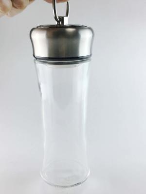 China Black Glass Stainless Steel unbreakable water bottle for sale