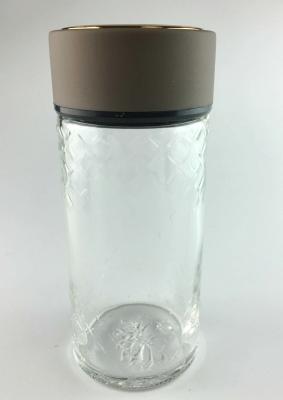 China Wide Mouth Non Breakable Glass Water Bottle lightweight OEM / ODM for sale