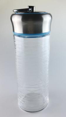 China Unique Easy To Clean Light Refillable Glass Water Bottles Environmentally Friendly for sale