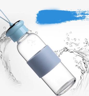 China Portable Bpa Free Heat Resistant Water Bottle Rubber Sleeve 280ml Volume for sale