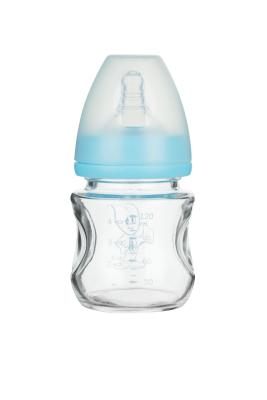 China Chemical Free Bpa Free Baby Bottles , Eco Friendly Glass Feeding Bottles For Babies for sale