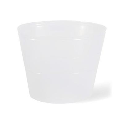 Cina White plastic nursery pots Pure HDPE nursery pot soft flower pot in low price in vendita