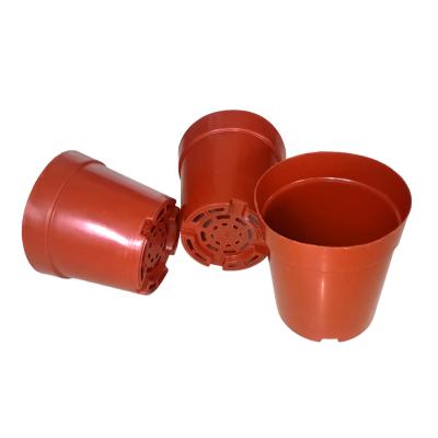 Κίνα hydroponics plastic flower pot 1 gallon nursery pot plastic hanging planter flower plant large PP bonsai container in low price προς πώληση