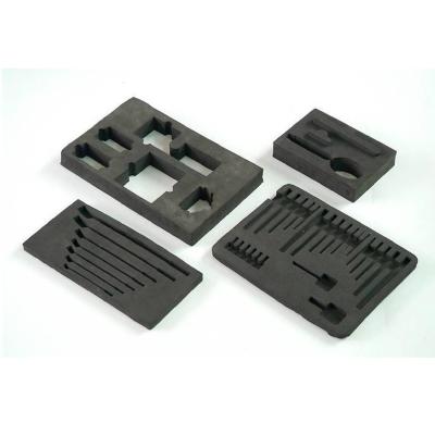 China Cut Out EVA Expanded Polystyrene Sheets 25mm Black Foam Box Inserts for sale