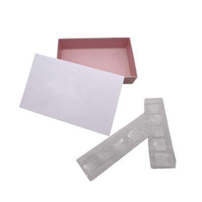 China Elegant Paper Box Chocolate Gift Packing Box 10Pcs With Plastic Clear Inner for sale