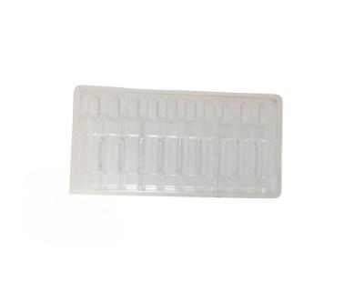 China Injection Powder Oral Liquid Transparent Plastic Blister Tray Ampoule Bottle Water Needle 1ML 10pcs for sale