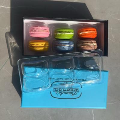 China Macaron packaging 6 Macaron packaging Gift packaging 6 Macaron gift box packaging Boutique box Macaron packaging dessert packaging supply for sale