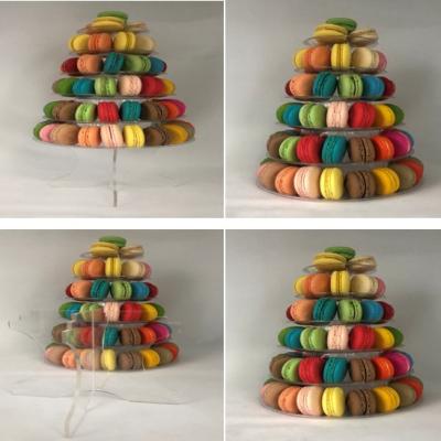 Cina Macaron Tower Display 6 piani 10 piani 13 piani 9 piani Piazza 10 piani Macaron Display Shelf in vendita