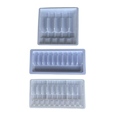 China PET packaging tray customization medicine water injection ampoule tray customization for sale