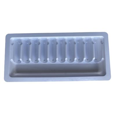 China PET packaging tray custom medicine water injection ampoule tray custom wholesale for sale