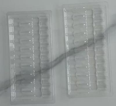 China Oral liquid inner support Plastic oral liquid white blister packaging 10ml*10 inner packaging box manufacturers wholesale for sale