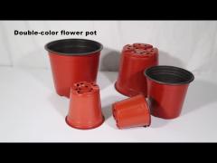 3% UV Resistant 120mm Top Dia 1L Plastic Plant Pots Thick Enough