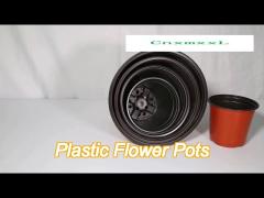 soft thickened edge pp 3 gallon plastic flower pots bottom drainage