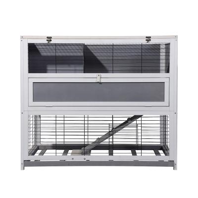 China Good quality rabbit house windproof china made indoor wooden hutch for sale for sale