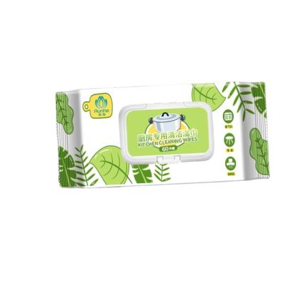 China Indoor Plants Cleaner Runhe Cleaning Household Wet Damp Cloths Multifunctional Kitchen Cleaning Wet Cloths for sale