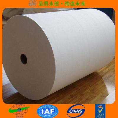 China Breathable Spunlace Viscose Rayon Nonwoven Polyester Coiled Material Parallel Lap Plain for sale