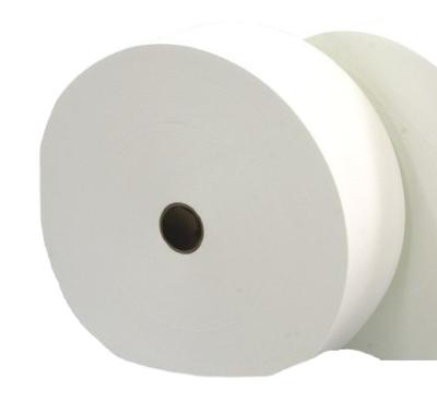 China 50gsm durable mesh 50% viscose 50% pet spunlace parallel rolls for clean materials for sale