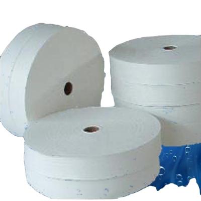 China Sustainable White Bamboo Spunlace Nonwoven Fabric For Wet Tissue for sale