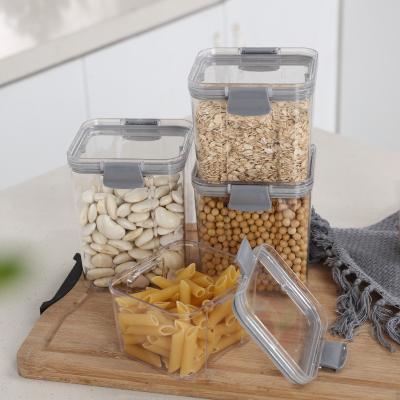 China Freshness Keeping Stackable Kitchen Sealed Box Food Storage Jar Multigrain Reservoir Food Jar Plastic Bottle Dried Storage Containers for sale